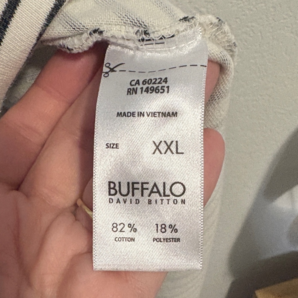 Buffalo David Bitton gray and White Striped Mini Dress - Picture 3 of 6